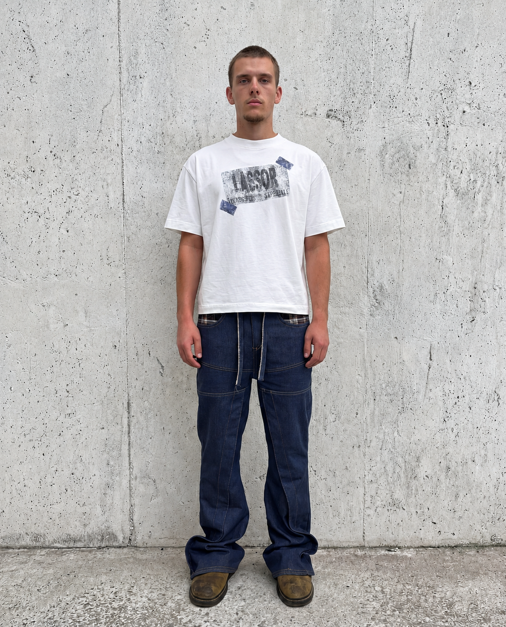 CAMISETA BLANCA ESTAMPADA LASSOR
